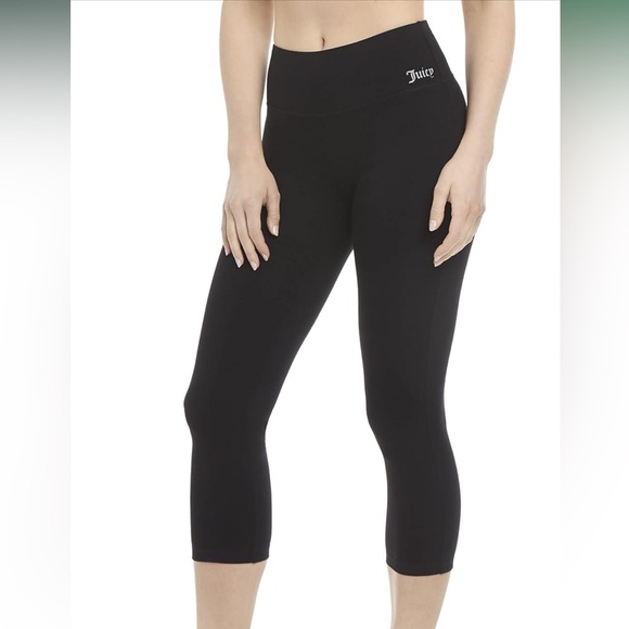 Juicy Couture Pants - Juicy Couture Sport Women's Essential High Waisted Cotton Crop Legging XS